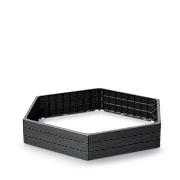 shumee OSNOVA WOODY IBWH VRTNA GREDIŠČA 1480X1290X250MM - ANTRACIT - PP-IBWH433