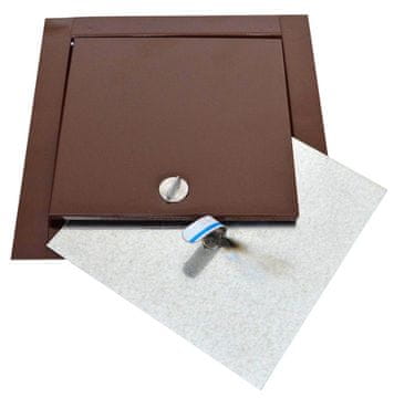 shumee VRATA ZA DIMNIK Z TEČAJEM BEL 140*140 MM MALA