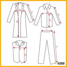 Korbi Kostum Joker klovn – 6-delni komplet za cosplay, Halloween in preobleke Batman
