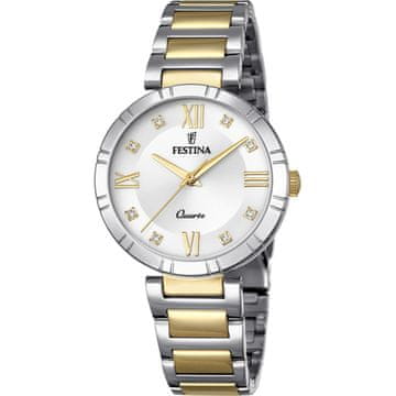 Festina Ura moška Festina F16937/A Zlato Srebrna