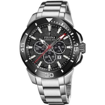 Festina Ura moška Festina F20641/4 Črna Srebrna