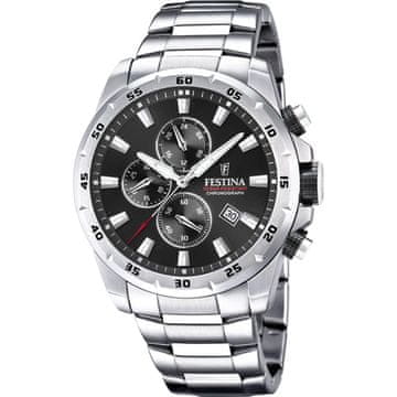 Festina Ura moška Festina F20463/4 Črna Srebrna