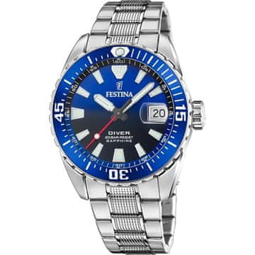 Festina Ura moška Festina F20669/1 Srebrna