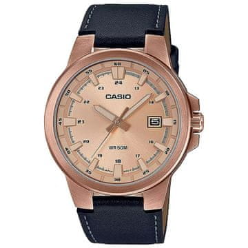 Casio Ura moška Casio 3D - LEATHER, ROSE GOLD ***SPECIAL PRICE*** Rjava (Ø 41,5 mm)