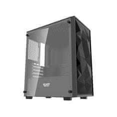 darkFlash Računalniško ohišje DARKFLASH M305 Mesh brez ventilatorjev (črno)