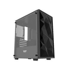 darkFlash Računalniško ohišje DARKFLASH M305 Mesh brez ventilatorjev (črno)