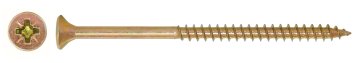 shumee ŽLTÁ POZINKOVANÁ SKRUTKA DO DREVA 6,0*150 MM ČIASTOČNÝ ZÁVIT - 5 KG - MF-510-60150