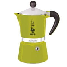 BIALETTI Italijanski Kuhalnik za Kavo Bialetti Rainbow Vert Kovina Aluminij