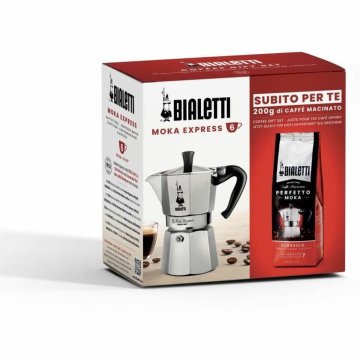 BIALETTI Italijanski Kuhalnik za Kavo Bialetti Moka Classico Siva