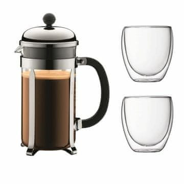 Bodum Aparat za Kavo z Batom Bodum Siva 1 L 0,35 L (8 kosov)