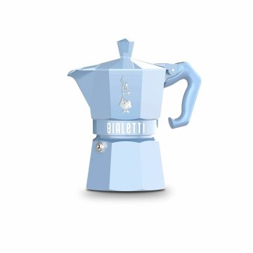 BIALETTI Italijanski Kuhalnik za Kavo Bialetti MOKA EXCLUSIVE Modra Aluminij 3 Cești