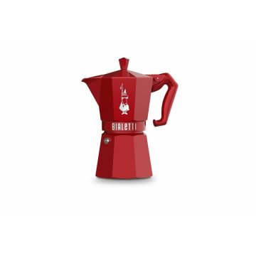 BIALETTI Italijanski Kuhalnik za Kavo Bialetti MOKA EXCLUSIVE Rdeča Aluminij 6 Skodelice