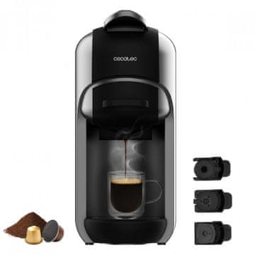 Cecotec Kavni Aparat na Kapsule Cecotec FreeStyle Compact 1450 W Črna 19 bar 600 ml