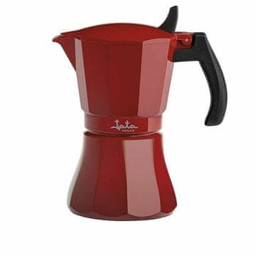 JATA Italijanski Kuhalnik za Kavo JATA Cafetera de inducción roja vulcano Rdeča Aluminij 12 Cești (1 kosov)