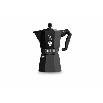 BIALETTI Italijanski Kuhalnik za Kavo Bialetti MOKA EXCLUSIVE Črna Aluminij 6 Skodelice
