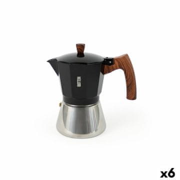 Quttin Italijanski Kuhalnik za Kavo Quttin Črna 0,45 L (6 kosov)