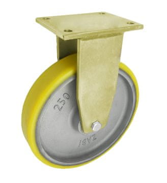 shumee HJUL I GJUTJÄRN OCH POLYURETAN 250 MM MED FAST SVETSAT HUS 93ZP