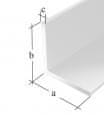 shumee PVC KOTNI PROFIL BEL 1000X40X10X2.0 - G/479275