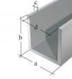 shumee ANODIZIRANI ALUMINIJASTI U-PROFIL 2000X20X20X1,5X17,0 - G/474874