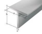shumee ANODIZIRANI ALUMINIJASTI T-PROFIL 1000X20X20X1,5 - G/473129