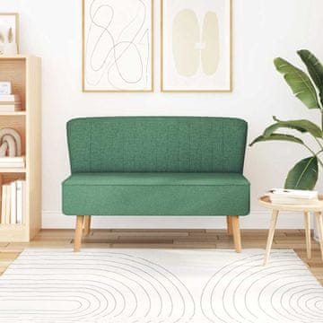 Vidaxl vidaXL Kavč 117x55,5x77 cm, zeleno blago