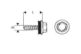 shumee SAMOVRTALNI VIJAK 4,8*35 MM RAL 5010 - 5 STO - WSB 35 5010