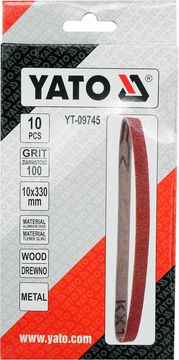 shumee BEZKONČNI BRUSILNI TRAK 10 KOSOV P100 10*330MM - YT-09745