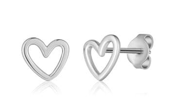 JVD Romantični srebrni uhani Srčki SVLE3105XH20000