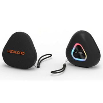 LEDWOOD Zvočnik BLuetooth Prenosni Ledwood XPLOR-120 Siva 15 W