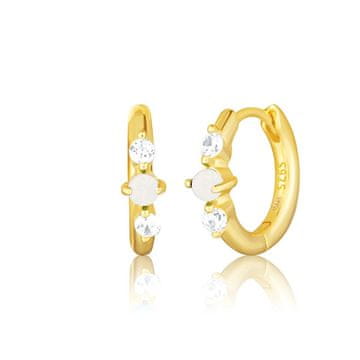 JVD Pozlačeni obročki s sintetičnimi opali SVLE3073XH2G100