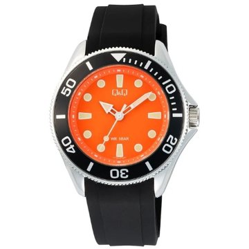 Q&Q Ura moška Q&Q GENT DIVER BLACK (Ø 41 mm)