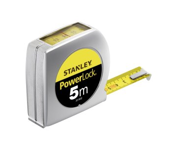 shumee MERILNI MET POWERLOCK, PLASTIČNO OHIŠJE, ZGORNJI DEL 5M/19MM - S/33-932-0