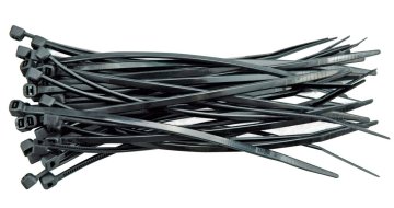 shumee SVARTA PLASTBAND 190*2,5 PAKET - 100 ST