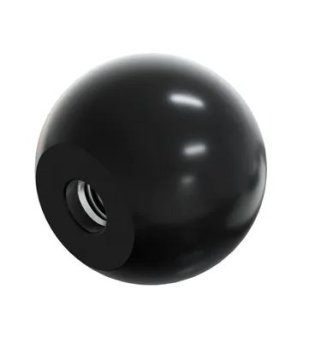 shumee ROČAJ IZ BAKELITA 'KROGLA' ČRNEGA RAZMERJA M14*40MM DIN319C - HS 092524B