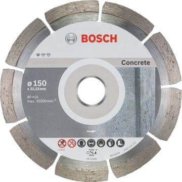 shumee SEGMENTERAD DIAMANTBLAD I BETONG 150*22,3*2,0 10P - B 2608603241