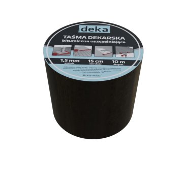 shumee TÄTNINGSTEJP FÖR TAKTÄCKNING 15CM*10MB SVART