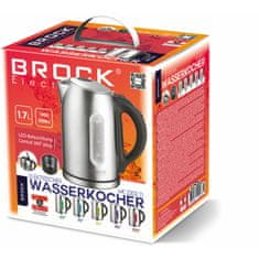 BROCK BROCK električni grelnik vode , 1.7L, 2200 W, nerjaveče jeklo - WK 2302 D