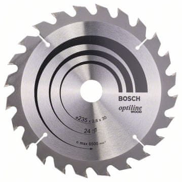 shumee Cirkelsåg-H Optiline trä 235*30/25*2.mm 24T - B 2608640725