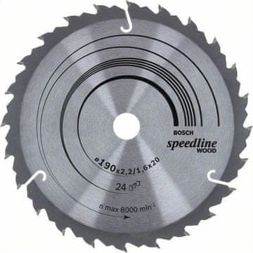 shumee SPEEDLINE CIRKELSÅG 190*2,4*20/16Z24 - B 2608640799