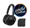 Sony WH-1000XM5 slušalke Limited Soft Case Edition, črne