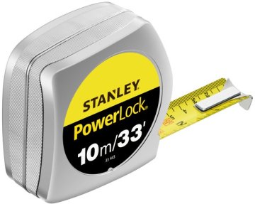 shumee POWERLOCK MÅTT KROM PLASTHUS TUM 10M/33 * 25MM - S/33-443-0