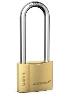 shumee BRASS LINE KMZ S40H66 HÄNGLÅS MED FÖRLÄNGT HANDTAG - MP KLO 05403