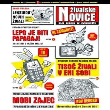 AUDIBOOK Avdio knjiga: "Živalske novice 2 (zbirka pravljic)"