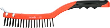 shumee 3-VRSTNA ŽIČNA KRTAČA 340 MM STRGALKO - YT-6331