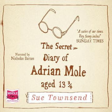 AUDIBOOK Avdio knjiga: "The Secret Diary of Adrian Mole, Aged 13 3/4"