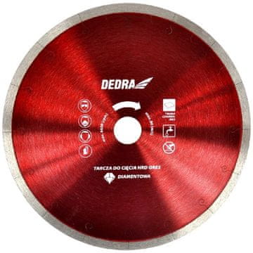 Dedra DIAMANTBLAD FÖR SKÄRNING AV STENKAKEL 125 MM - DEDH1062