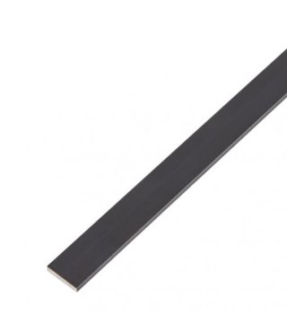 shumee ANODISERAD ALUMINIUM PLATTLIST SVART 1000X15X2.0 - G/489366