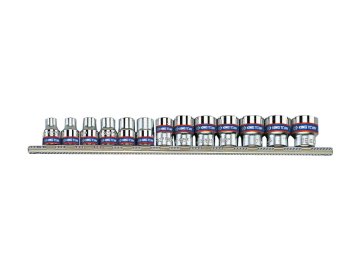 shumee HYLSOR 3/8'' KORT 12-PUNKT 7-19MM SKENA 13 DELARS - KY3013MR