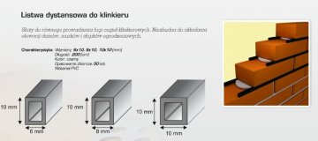 shumee Distanslist för klinker 10*10mm 2MB - SL L10*10