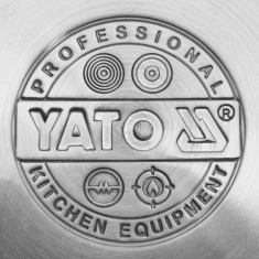 shumee LÅG GRYTA MED LOCK I ROSTFRITT STÅL 25X18 CM 9L - YG-00046